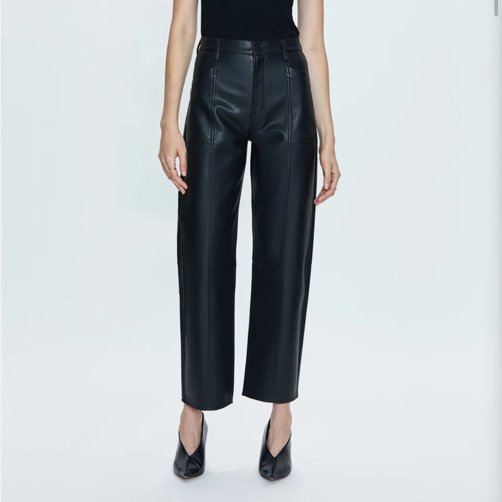 Pistola Taylor High Rise Arched Leather Pant